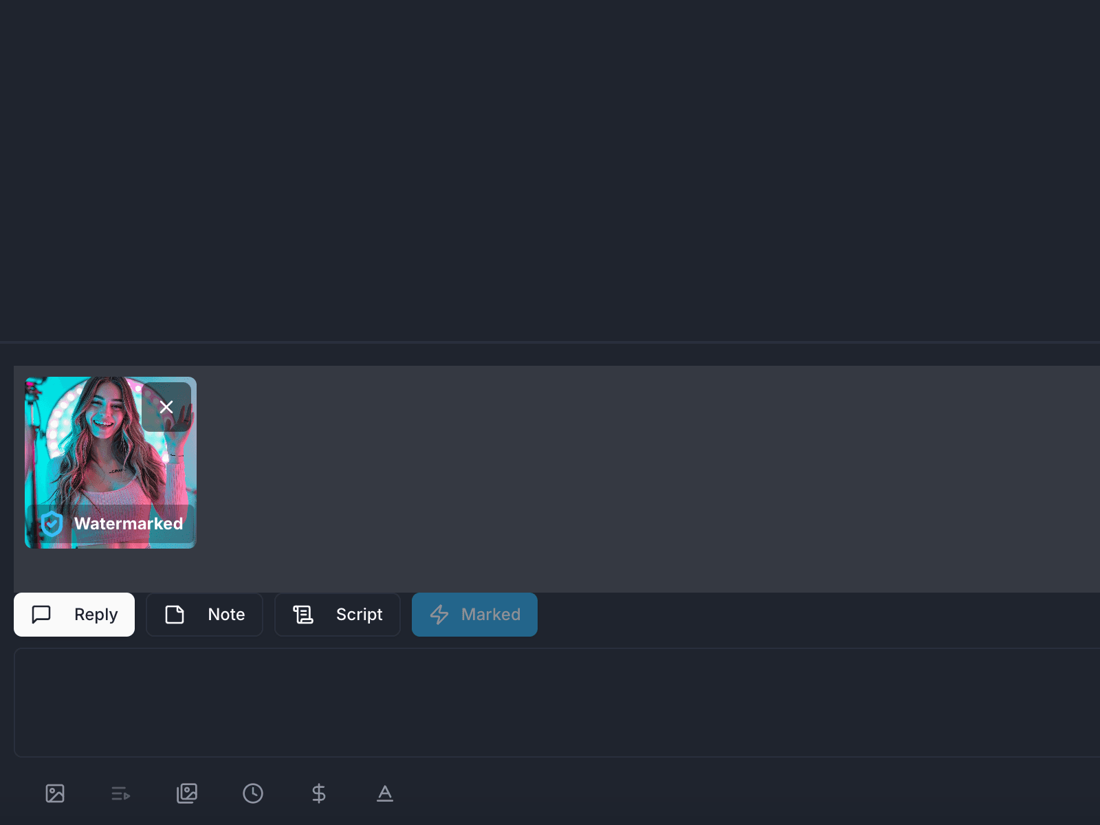Watermark Protection UI